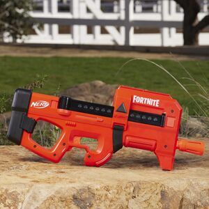 Nerf Fortnite Compact SMG Motorized Blaster – Semi-Auto, 8-Dart Clip
